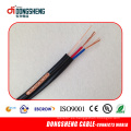 Rg59 cable coaxial siamés + cable de alimentación 2c para CCTV